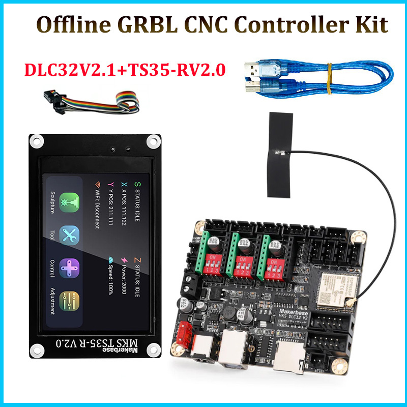 Makerbase MKS DLC32 V2.1 32Bit - Grbl 32 Bit Control Board Offline Display recension och pris