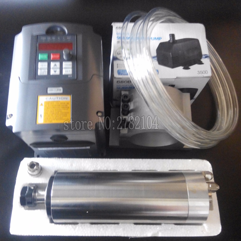 Water Cooled Spindle Kit 2.2KW - 2.2Kw Water Cooled Spindle Kit Vfd recension och pris