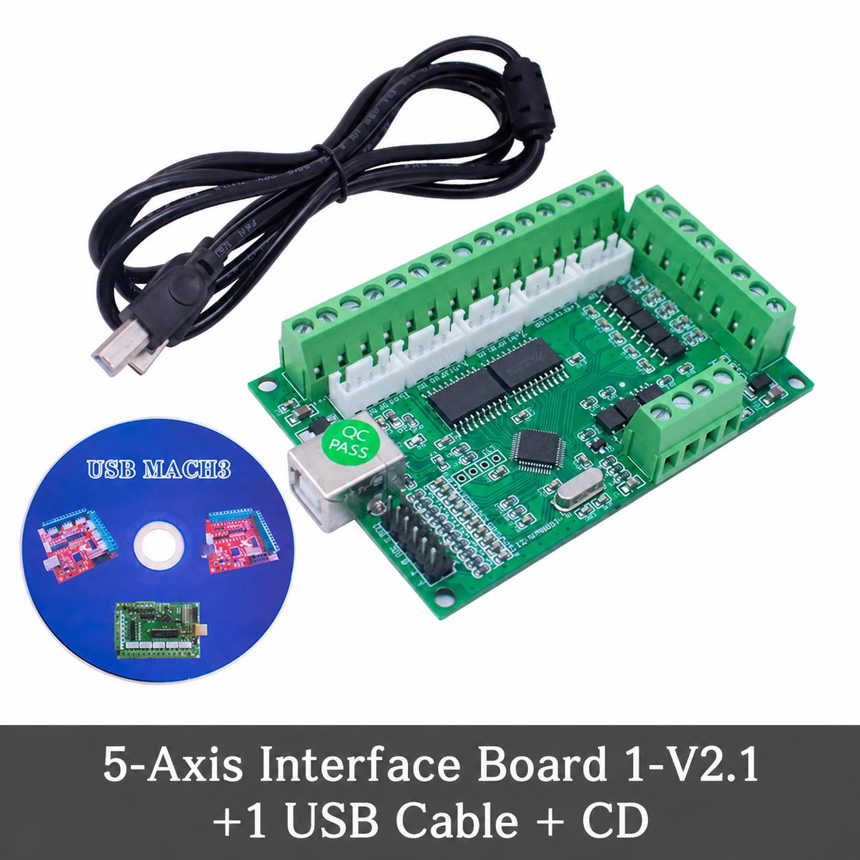 CNC MACH3 5 Axis Driver Board  - 5 Axis Cnc Breakout Board Interface Mach3 recension och pris