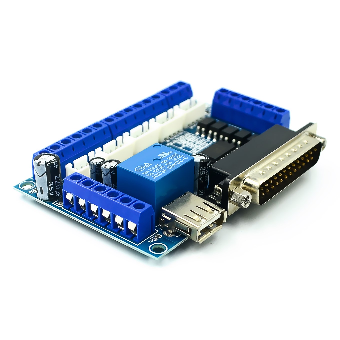 Upgraded 5 Axis CNC Interface  - 5 Axis Cnc Breakout Board Interface Mach3 recension och pris